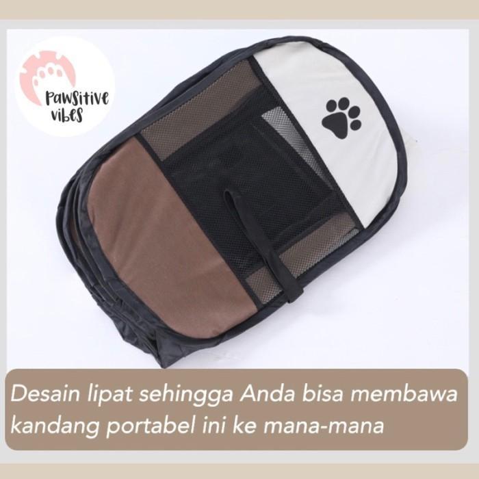 Kandang Lipat Portable - Kandang Kucing Besar- Rumah Kucing Untuk Mel
