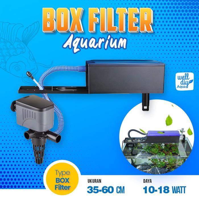 Box Filter Aquarium Talang Akuarium Top 40 60 100 Cm filterbox aquarium