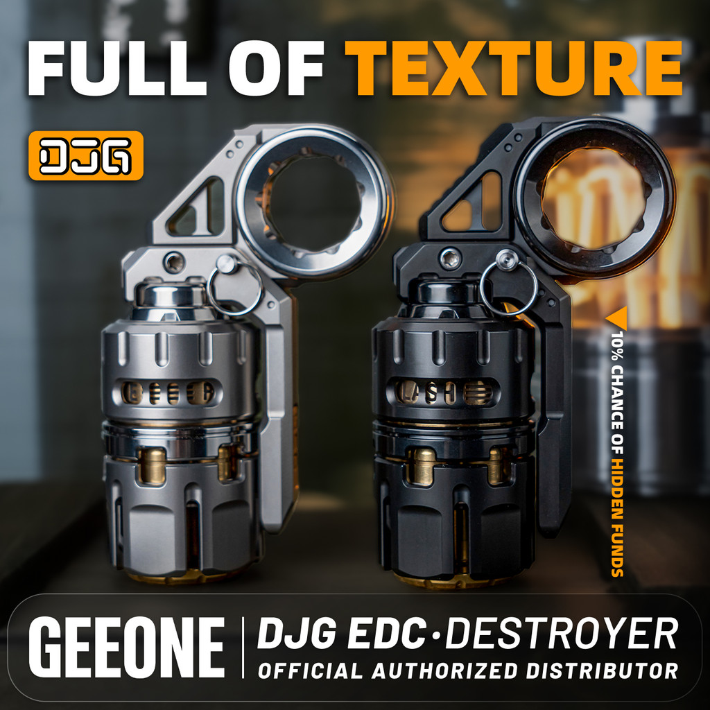 DJG Destroyer EDC fidget toys Breaker extension accessory metal EDC fidget gun toys antistress