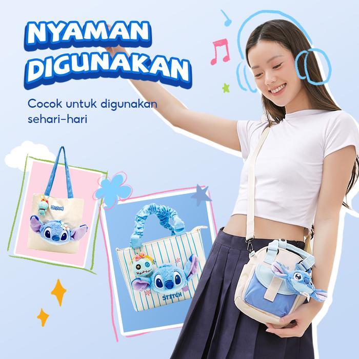 ORIGINAL OHSOME x Disney- Egradable Stitch body Bag Tas Selempang Disney Series READY STOCK