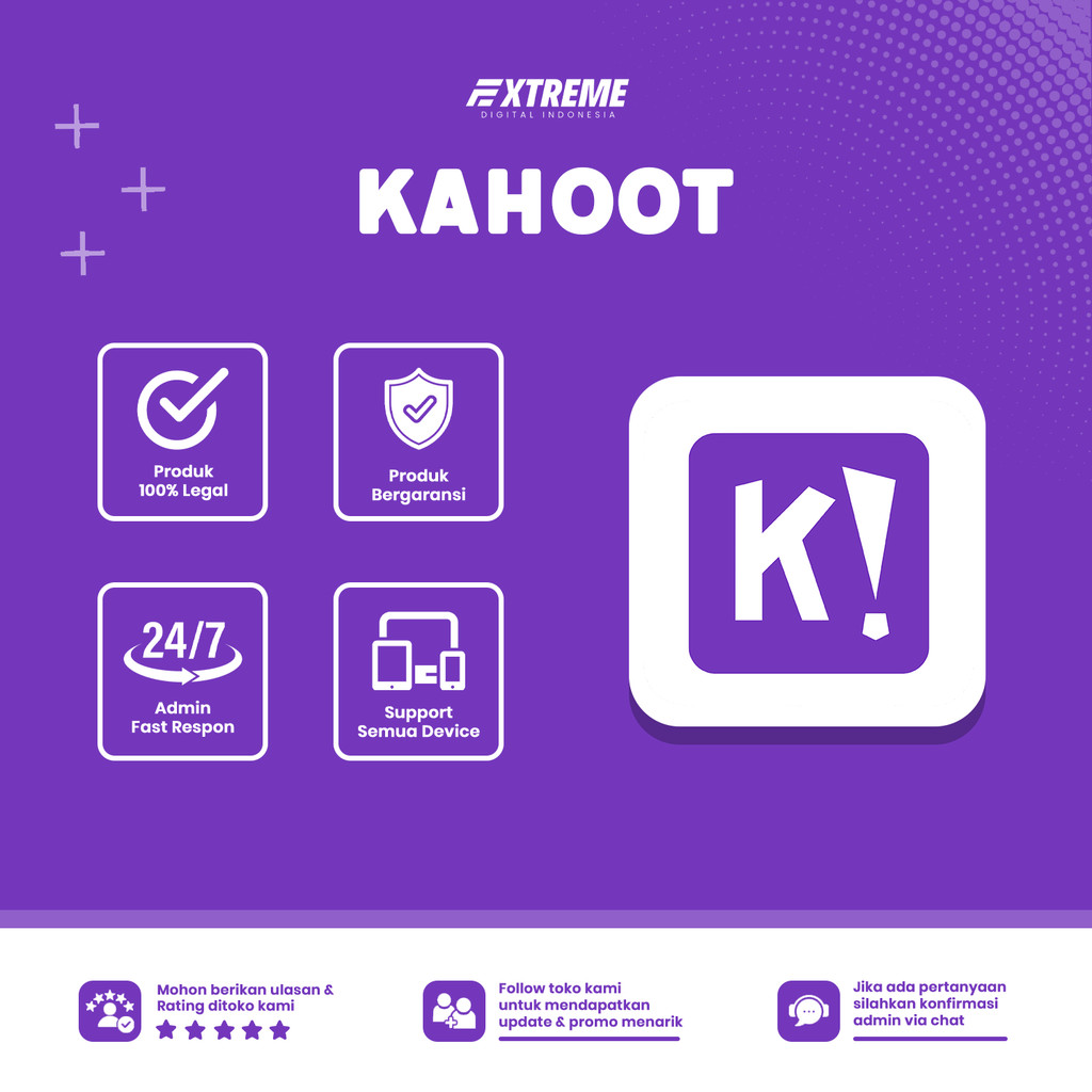 Kahoot Premium 1 Bulan | Quiz Interaktif Pro