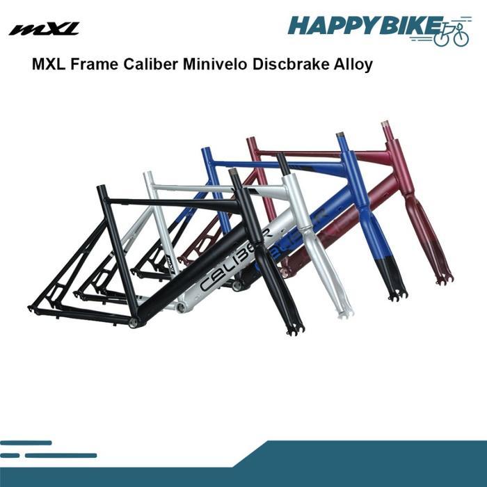 MXL FRAME CALIBER SEPEDA MINIVELO DISCBRAKE ALLOY INCLUDE FORK
