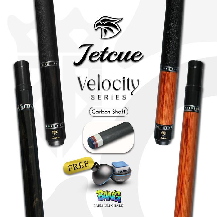 ORIGINAL Jetcue Velocity Series - Stik Billiard Carbon Low Deflection Stik Premium Series - Stick