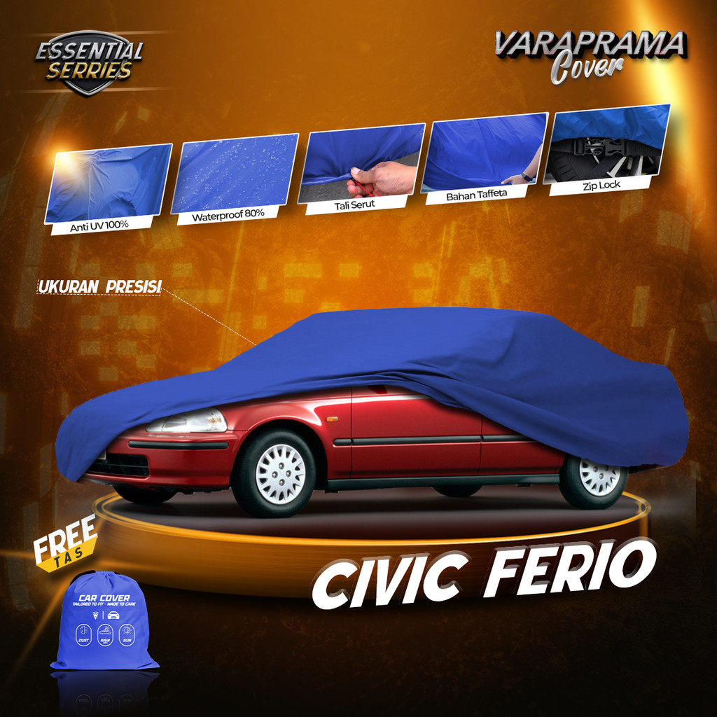 Body Cover Mobil Honda Civic Ferio - Sedan Ferio VTEC 1996-2000 – Sarung Mobil Pelindung untuk Indoo