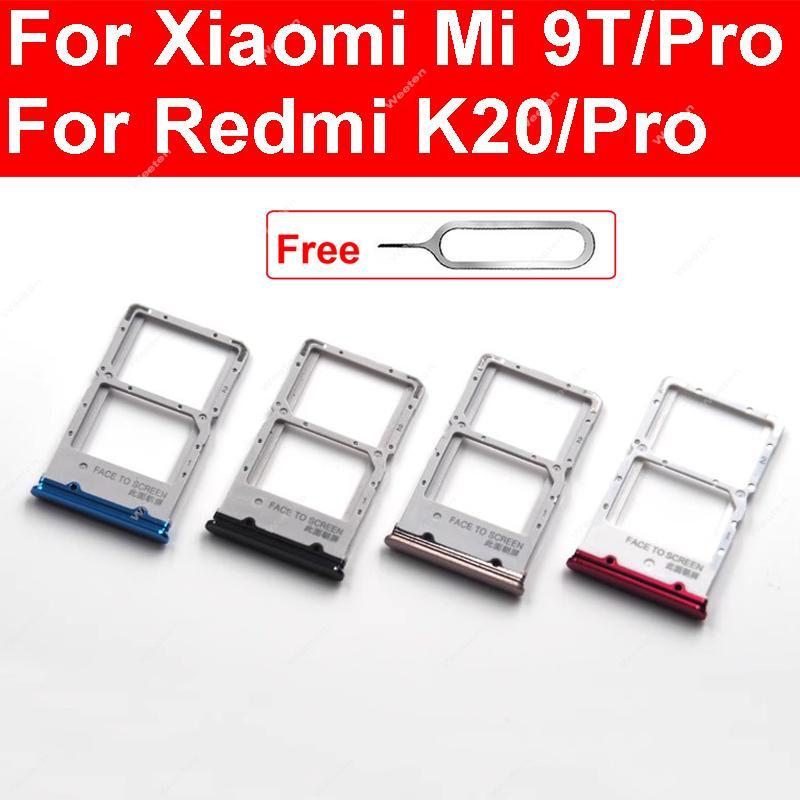 Memory & Sim Card Tray Holder For Mi 9T 9Tpro Redmi K20 K20 Pro Sim & Card Reader Adapter