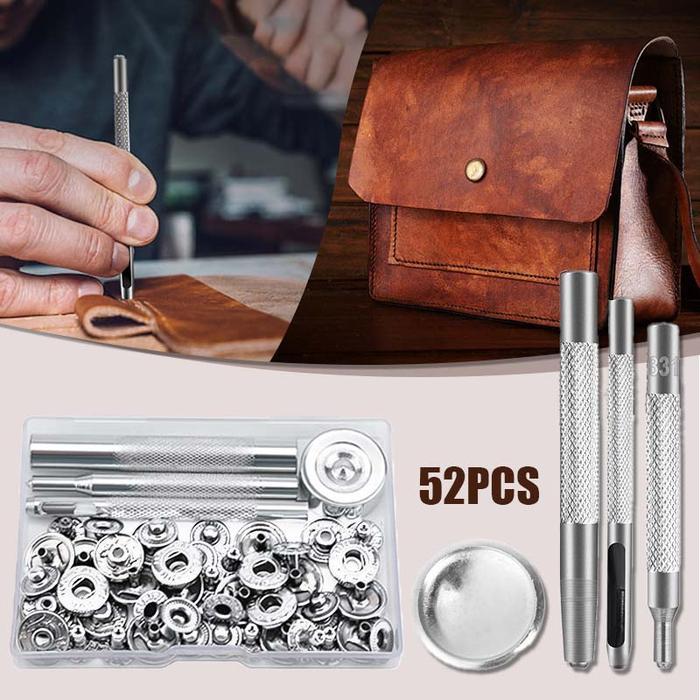 Set Kancing Jepret/Alat Pasang Kancing Snap/Kancing Jepret Set/Paket Cetet Besi Snap Button