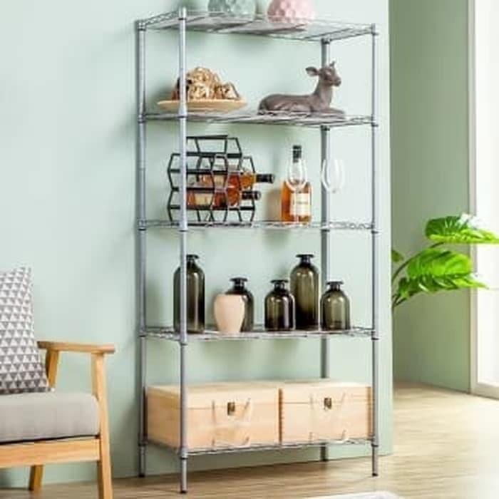 Rak besi serbaguna 5 tingkat - krisbow