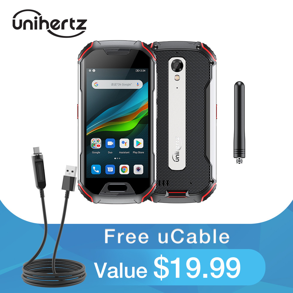 Unihertz Atom XL The Smallest DMR Walkie-Talkie Rugged Smartphone Android 11 Unlocked 6GB+128GB 48 M