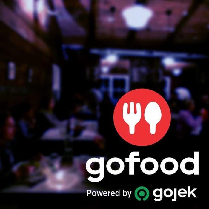 Stiker Dinding Kaca Cafe Go Food Gojek Cafe Warung Resto