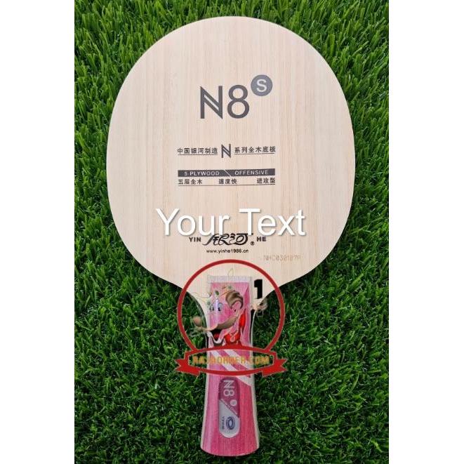 Yinhe N8s N8 - Kayu Pingpong Blade 5ply Bet OFF Bat Offensive