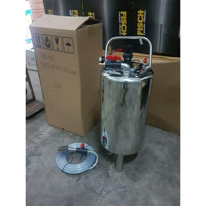 Tabung Salju Snow Wash 20 Liter Cuci Motor Dan Mobil Stainless
