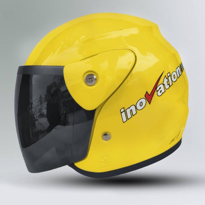 Best Seller Helm Half Face Inovation Kaca Hitam Murah Sni Dewasa Full Leher Mirip Dengan Helm Gm Evo