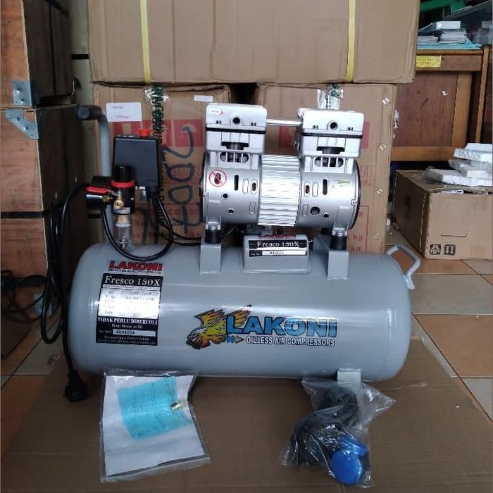 KOMPRESOR ANGIN OILLES SILENT 1 HP 130 COMPRESSOR LAKONI FRESCO 130X