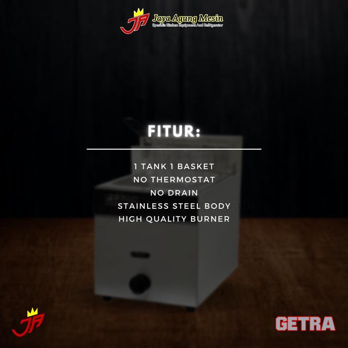 Getra Gas Deep Fryer Type Gf-101G/Penggorengan Gas/Gas Deep Fryer
