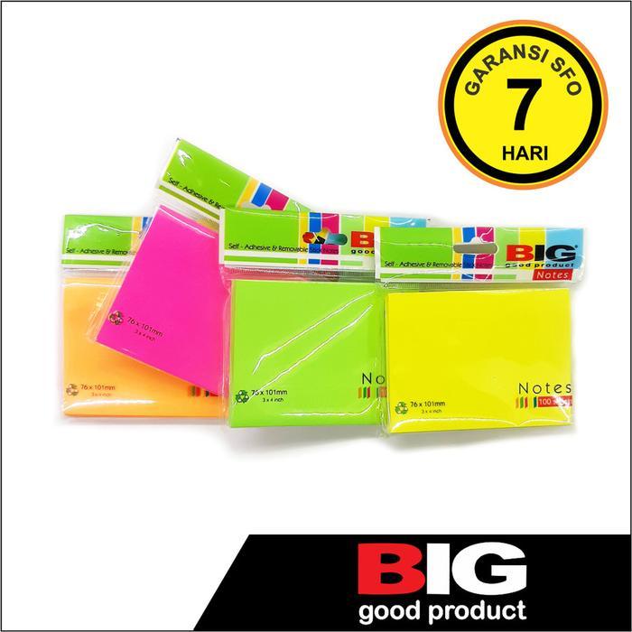 Sticky Notes Big 76mm x 101mm Polos (Memo / Post It) - SFO Semarang Official