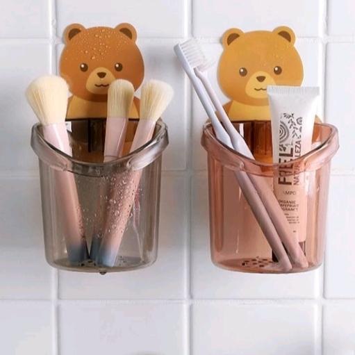 Tempat sikat gigi tempel dinding