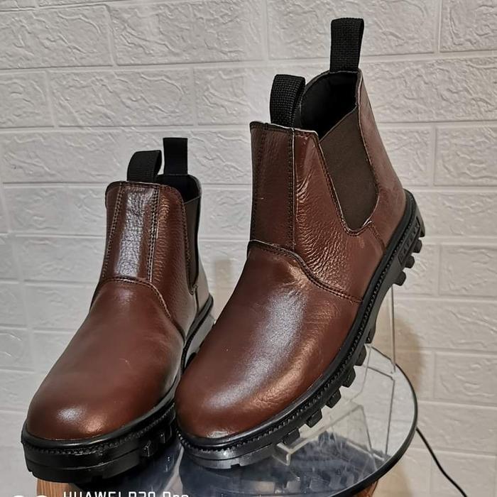 Sepatu Safety Kulit Pria King Ramses 706 ( Produksi Sendiri )