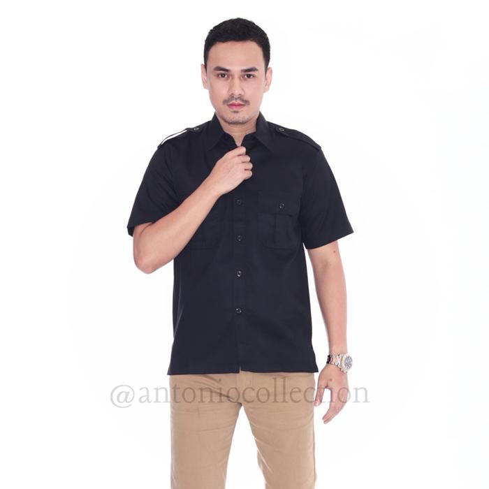 Baju PNS Hitam Lengan Pendek , Baju PDH Hitam , Baju ASN Hitam , Kemeja Lapangan PDL Hitam , Seragam