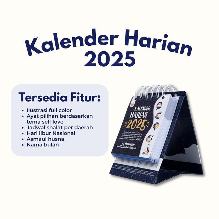 Kalender Harian 2025 Muslim Duduk Gema insani Kalender Meja Aesthetic Hijriyah Masehi 2025 Islami