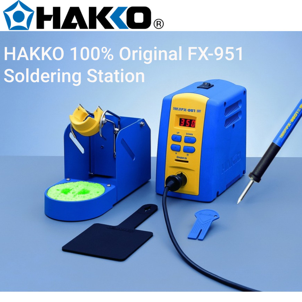 HAKKO FX951 Soldering Station 100% Original 220v Soldering Iron ESD Safe Electronic Welding Lead