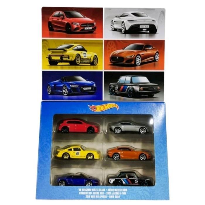 HOT WHEELS EUROPEAN CAR CULTURE 6 PACK EXLUSIVE PORSCHE 934 TURBO RSR ORIGINAL MATTEL HOTWHEELS