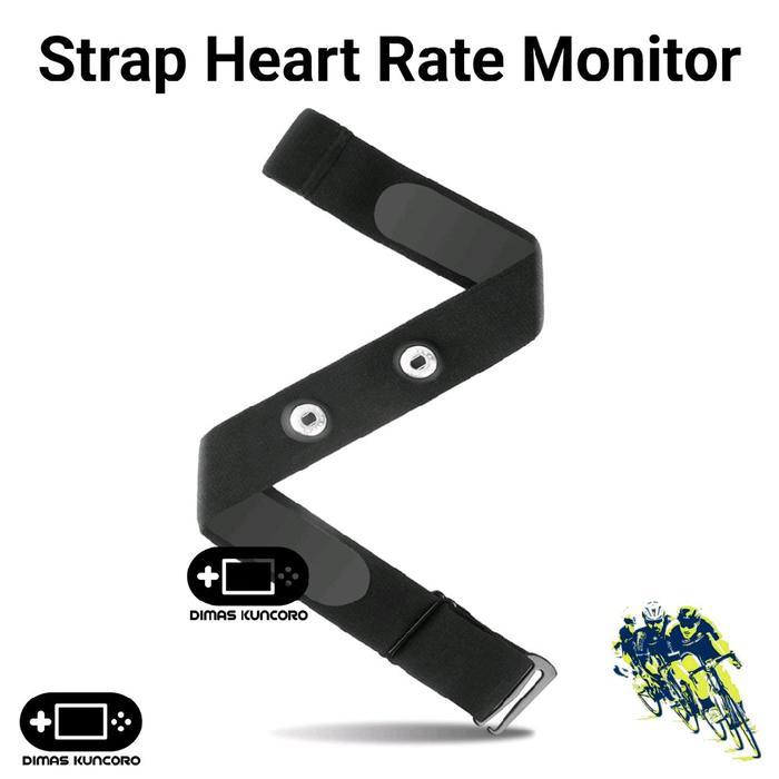 Strap Heart Rate Monitor Tali Dada Sensor Sabuk Chest Polar H7 H9 H10 Garmin Hrm Dual 200 600 Edge