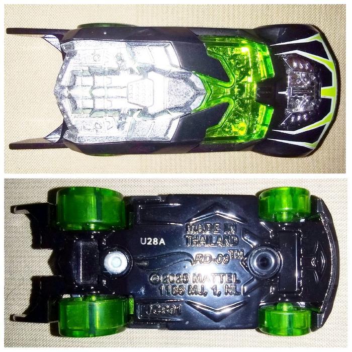 HOTWHEELS ACCELERACERS RD-09 BLACK SKALA 1:64 RARE DIECAST MINIATURE TOY CAR MOBIL MAINAN KOLEKSI
