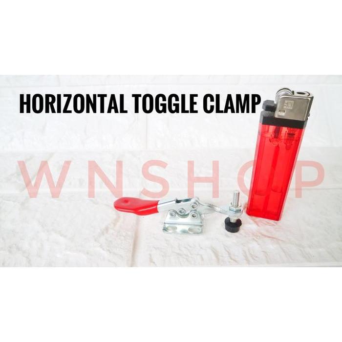 "New" Horizontal toggle clamp GH-201A - horisontal klem penjepit - klem