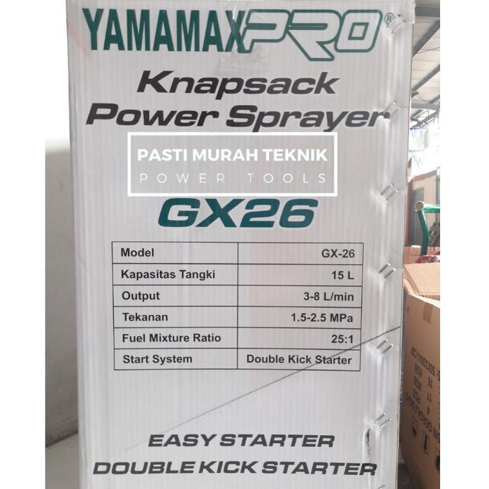 KNAPSACK POWER SPRAYER 2TAK DAN 4TAK/MESIN SEMPROT HAMA YAMAMAX PRO