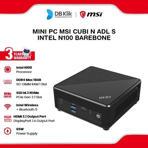 MINI PC MSI Cubi N ADL S INTEL N100 Barebone