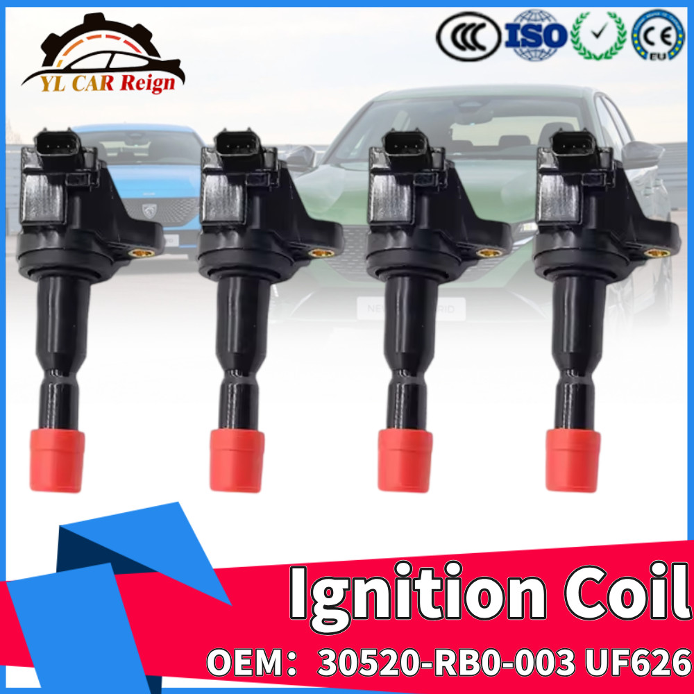 Baru For HONDA CITY CR-Z CIVIC FIT JAZZ 2008-2013 1.5L 1.4 1.3 Ignition Coil 30520-RB0-S01  30520-RB