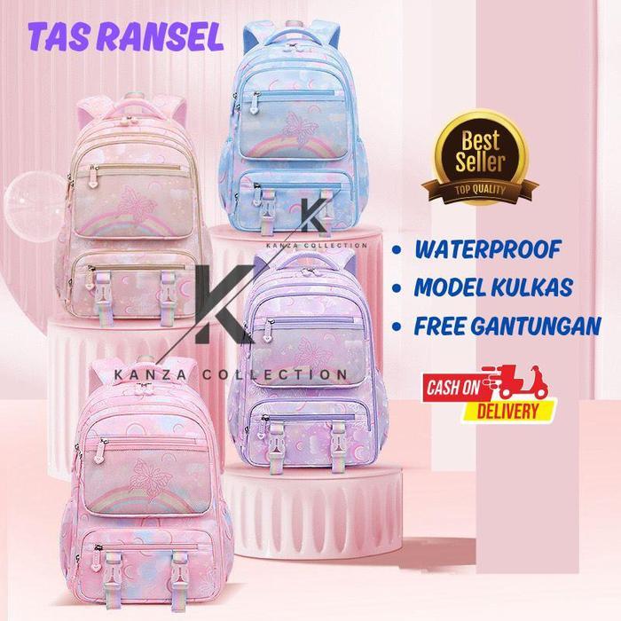 TAS SEKOLAH ANAK SD / TAS RANSEL SEKOLAH ANAK PEREMPUAN ANTI AIR