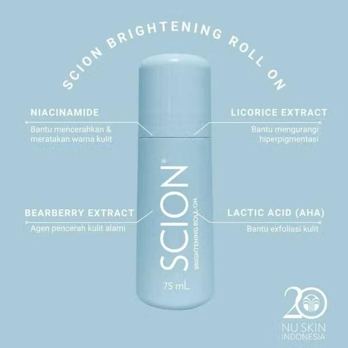 Deodoran Roll On Scion Nu Skin / Deodoran Pemutih Ketiak / Deodorant Usir Bau Tubuh Tawas Anti