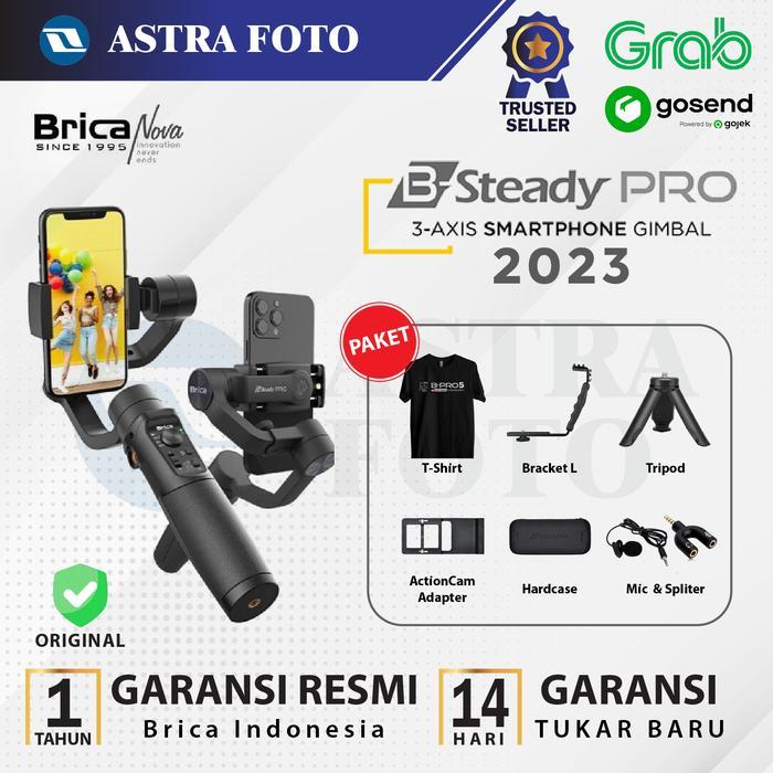 Brica BSteady Pro 2023 - B-Steady Pro 2023 3-Axis Gimbal Smartphone