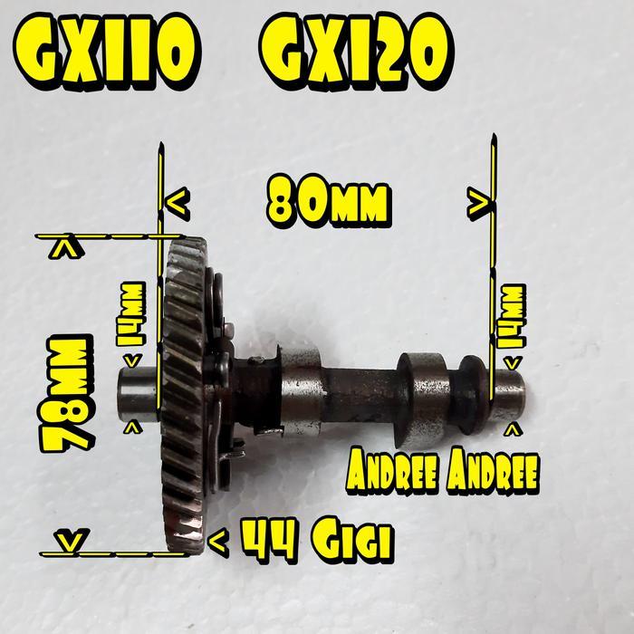 Gx-110 Gx-120 Camshaft Noken As Klep Honda Gx110 Gx120 Gx 110 120