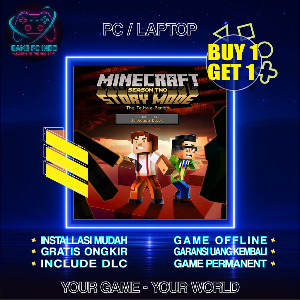 Minecraft Story Mode Season Two PC Laptop Terbaru