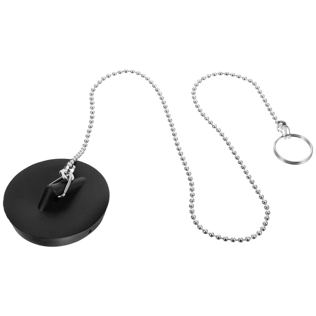 Rubber Water Chain Design Material Bathtub Sink Toilet Drain Stopper Bathroom Accessories Tub