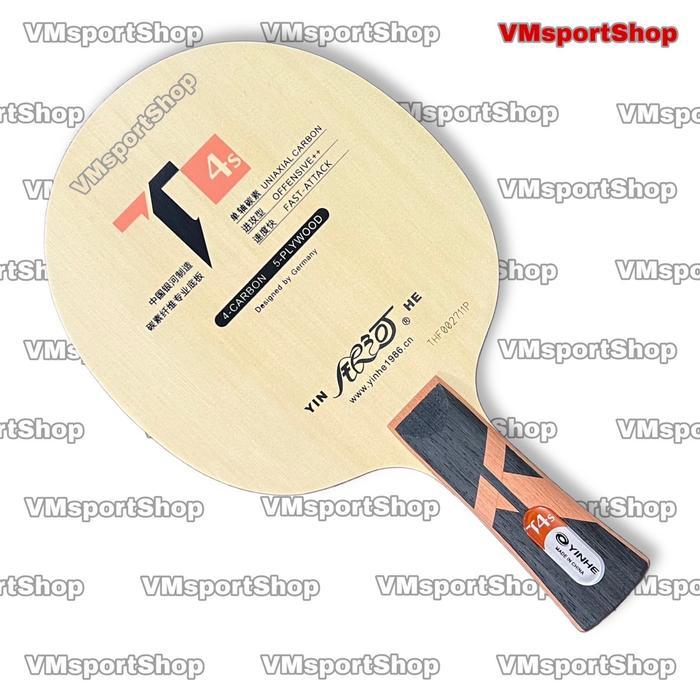 YINHE T4S - KAYU BLADE BAT BET PINGPONG T-4S T 4 S