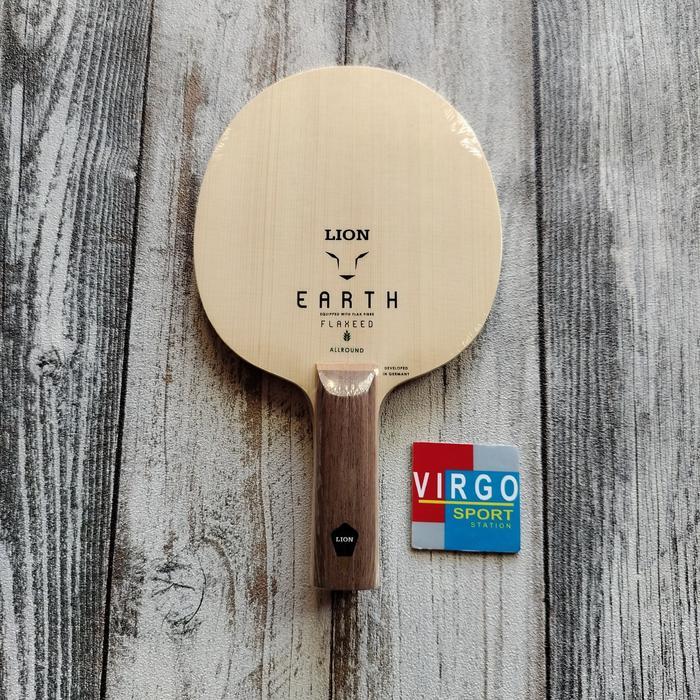 LION EARTH ALLROUND FLAX FIBRE KAYU BAT BET PINGPONG BARANG100%ORIGINAL