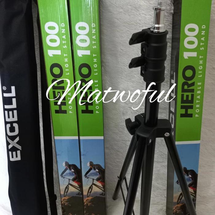 Tripod Lampu / Light Stand excell Hero 100