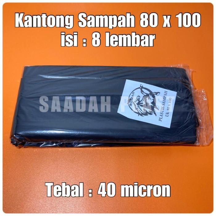 "New" Kantong Plastik Sampah 80x100 - Trash Bag Ukuran 80 x 100 Polybag