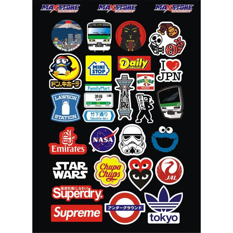 STICKER JEPANG / TRAVEL STICKER / STIKER KOPER / KOPER STICKER / LUGGAGE STICKER / TRAVEL STICKER