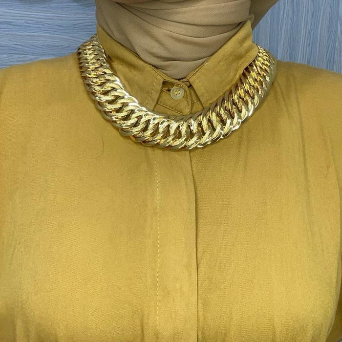 Kalung coco king doble lebar 3 cm panjang kalung 55 cm