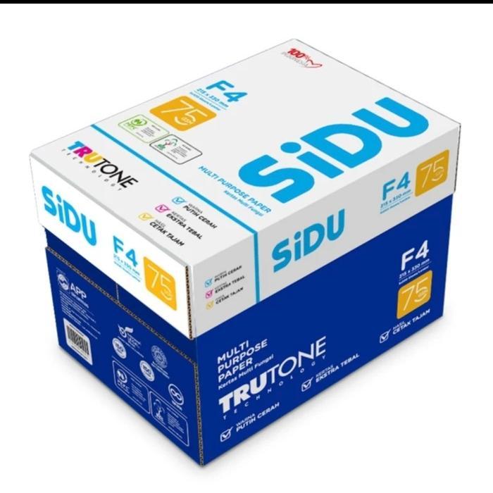 Kertas Hvs Sidu Folio 75 Gram (1 Box : 5 Rim)