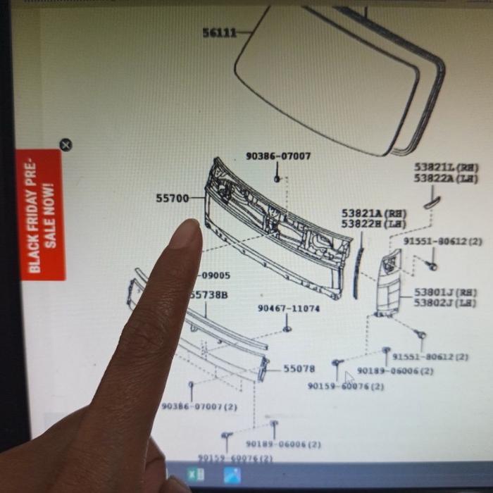 KEDOK DEPAN HINO DUTRO DYNA KEDOK ASSY scanner