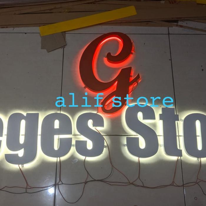 Huruf Stainless Led 3Dimensi