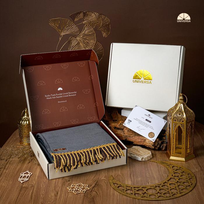 Universa Sajadah Anak (M) - Sajadah Polos Premium, Sajadah Busa Empuk Bulu Alas Kulit Anti Slip