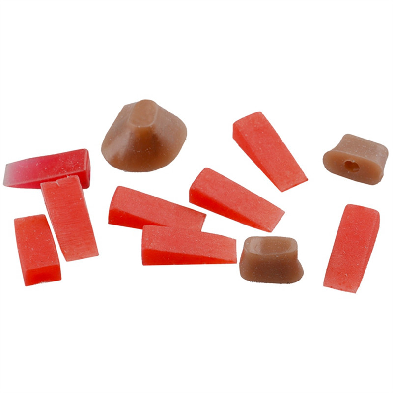 AD45 10 Pieces Flute Repair Parts Set Flute Tail Rubber Bricks Flute Repair Parts Set Shaft Rods