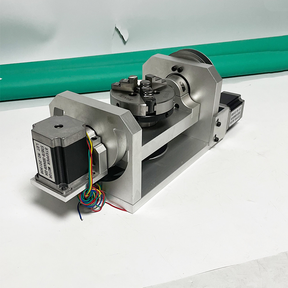 4th Aixs/5th Axis/A Aixs/B Axis,Rotation Axis with Chuck with Table CNC 4th Axis/5th Axis (A