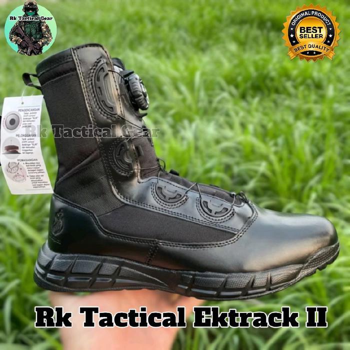 Sepatu PDL Original Tactical Ekstrack - Boa System TNI POLRI Terbaik Shoes Boots terbaik